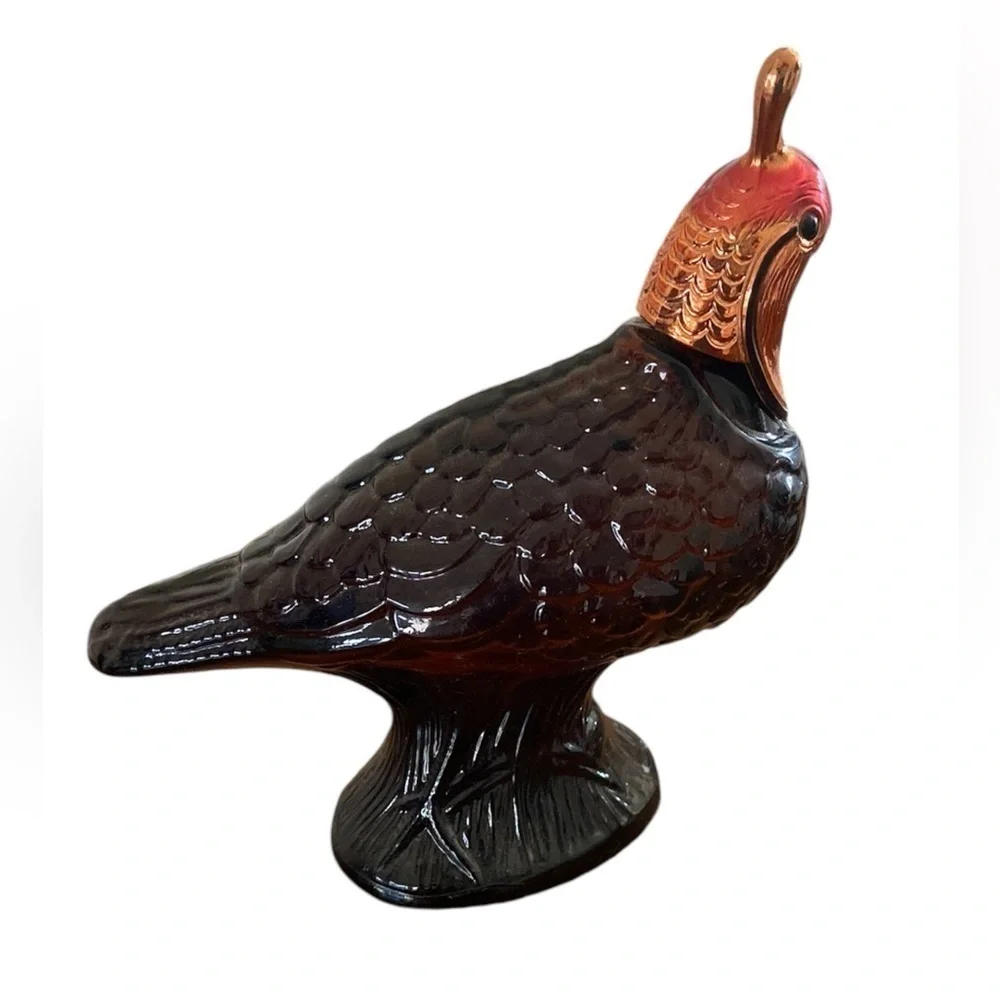Vintage AVON Quail Decanter Wild Country Men Aftershave Original Box Full 1970s